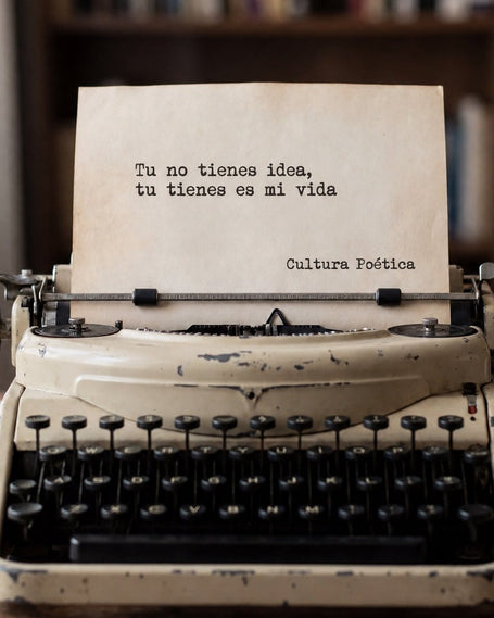 Tu no tienes idea
